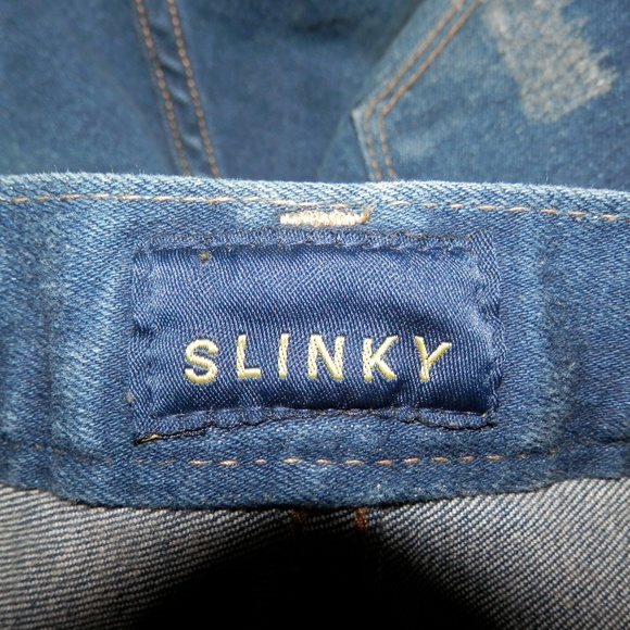Slinky Womens Jean Shorts Waist 25 Distressed E335 - Picture 4 of 5